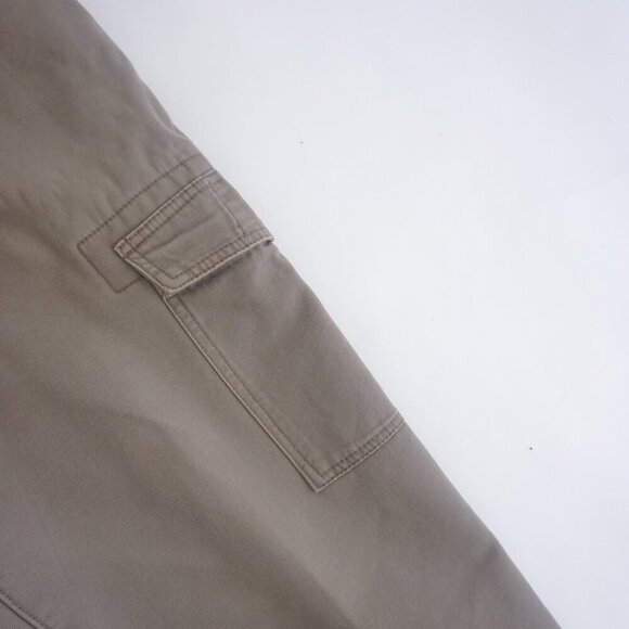 Gravel Gear Tan Fleece Lined Winter Warm Heavyweight Cotton Cargo Pants 32X30 - Picture 9 of 16